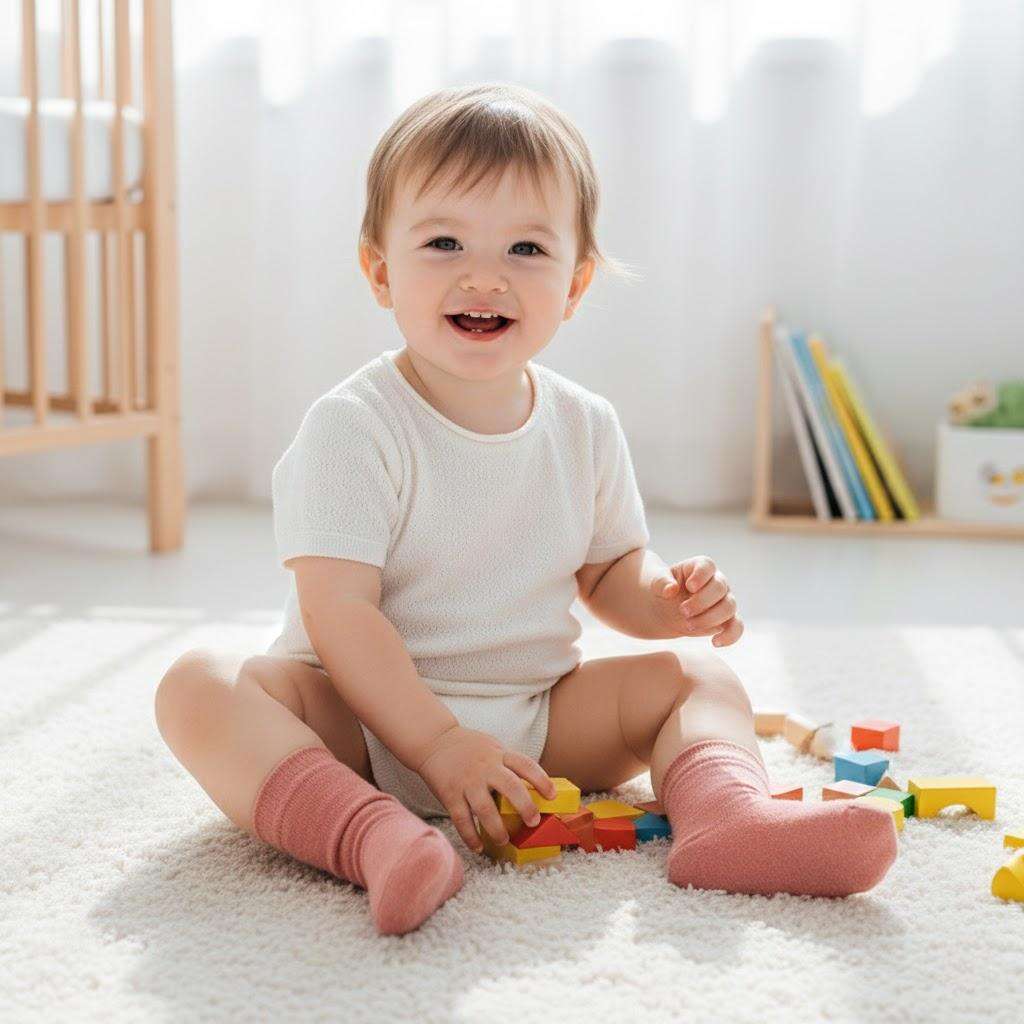 Meias com Grip para Bebê 100% Algodão Orgânico — OEM/ODM | Meias Antiderrapantes para Crianças com Tingimento Natural à Base de Plantas | Calçados Infantis Seguros e Ecológicos Antiderrapantes | Meias para Recém-Nascidos Sustentáveis com Marca Própria | Fabricante Profissional Atacadista
