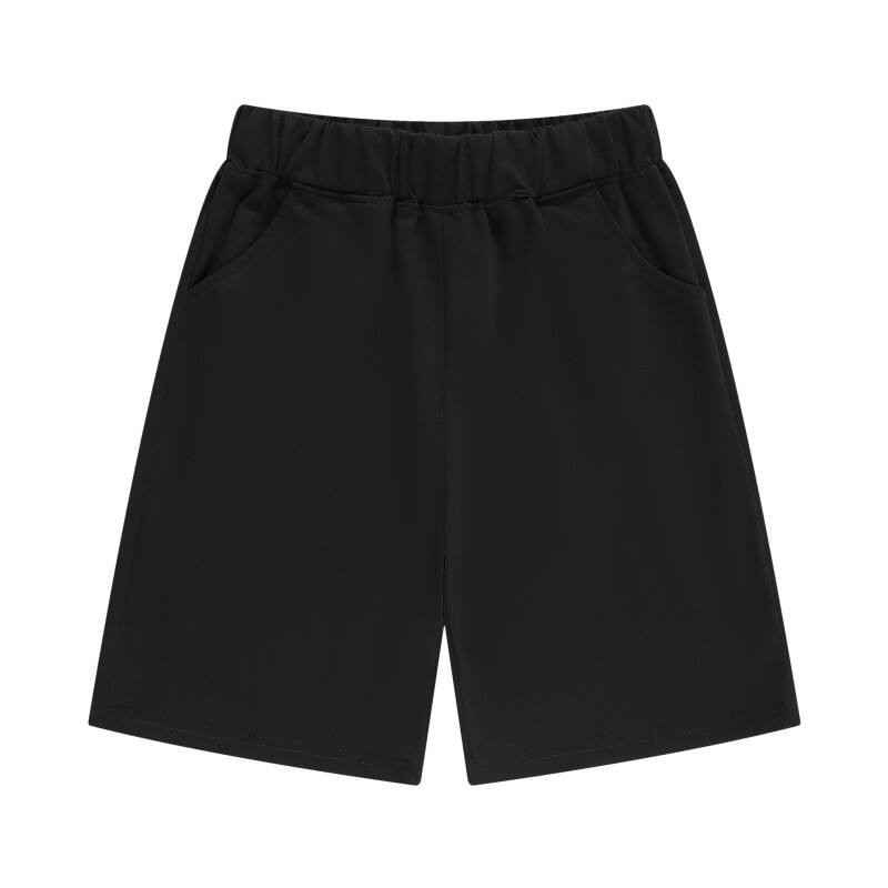 Recycled Polyester Solid Cropped Pants