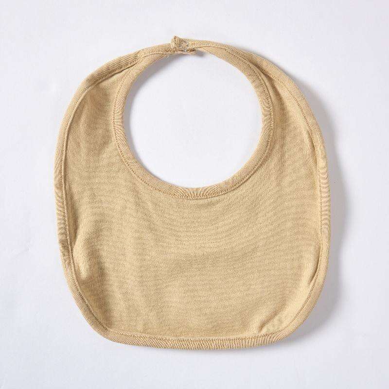 Custom Organic Cotton Baby Bib Plant Dyed Infant Feeding Bib Soft Absorbent Newborn Saliva Bib Eco Friendly Baby Feeding Accessories OEM ODM Baby Textile Manufacturer