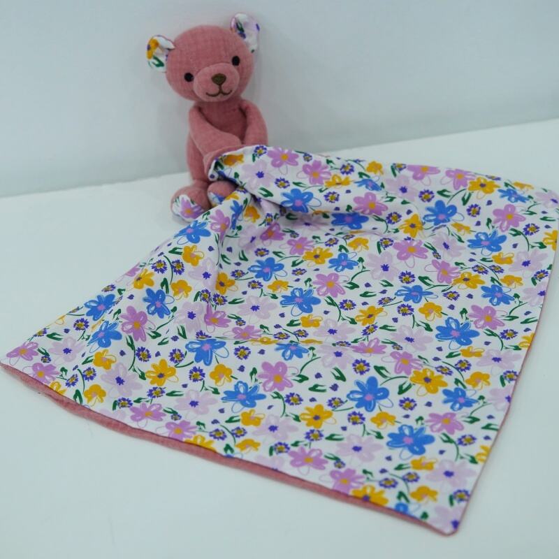 Sustainable & Unique: Organic Plant-Dyed Baby Lovey for Brand Customization