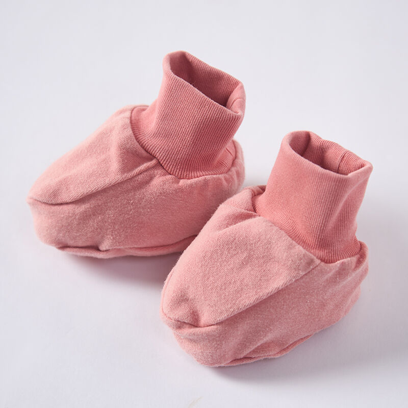 Organic Plant-Dyed Baby Booties | Soft, Eco-Safe & Stay-On Fit