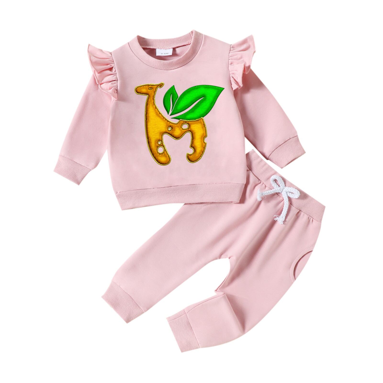 Long Sleeve Sweatshirt Top Long Pants Sweatsuits