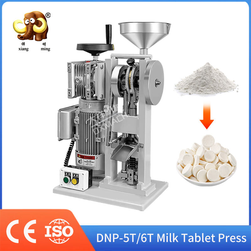 DNP-5t Precio de fábrica barato Máquina de prensa de tabletas de caramelo de leche en polvo de un solo punzón