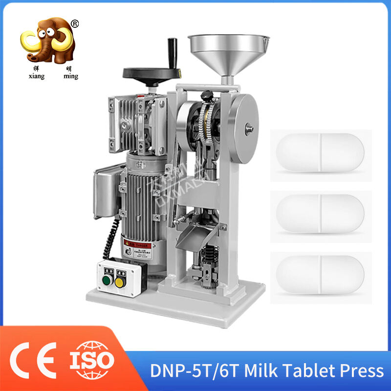 Máquina automática de prensado de pastillas para dulces, tabletas de vitaminas, prensa de tabletas de leche fácil de operar