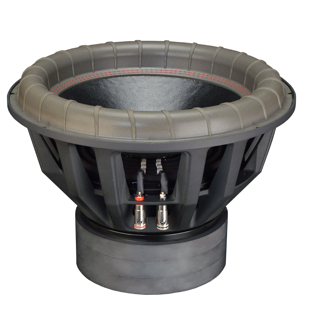 15100-058 Enorme Subwoofer per Auto da 15 Pollici con Potenza Massima di 5000W Triplo Ferrite Doppia Bobina 1/2 Ohm 2500W RMS per Sistema Audio Auto