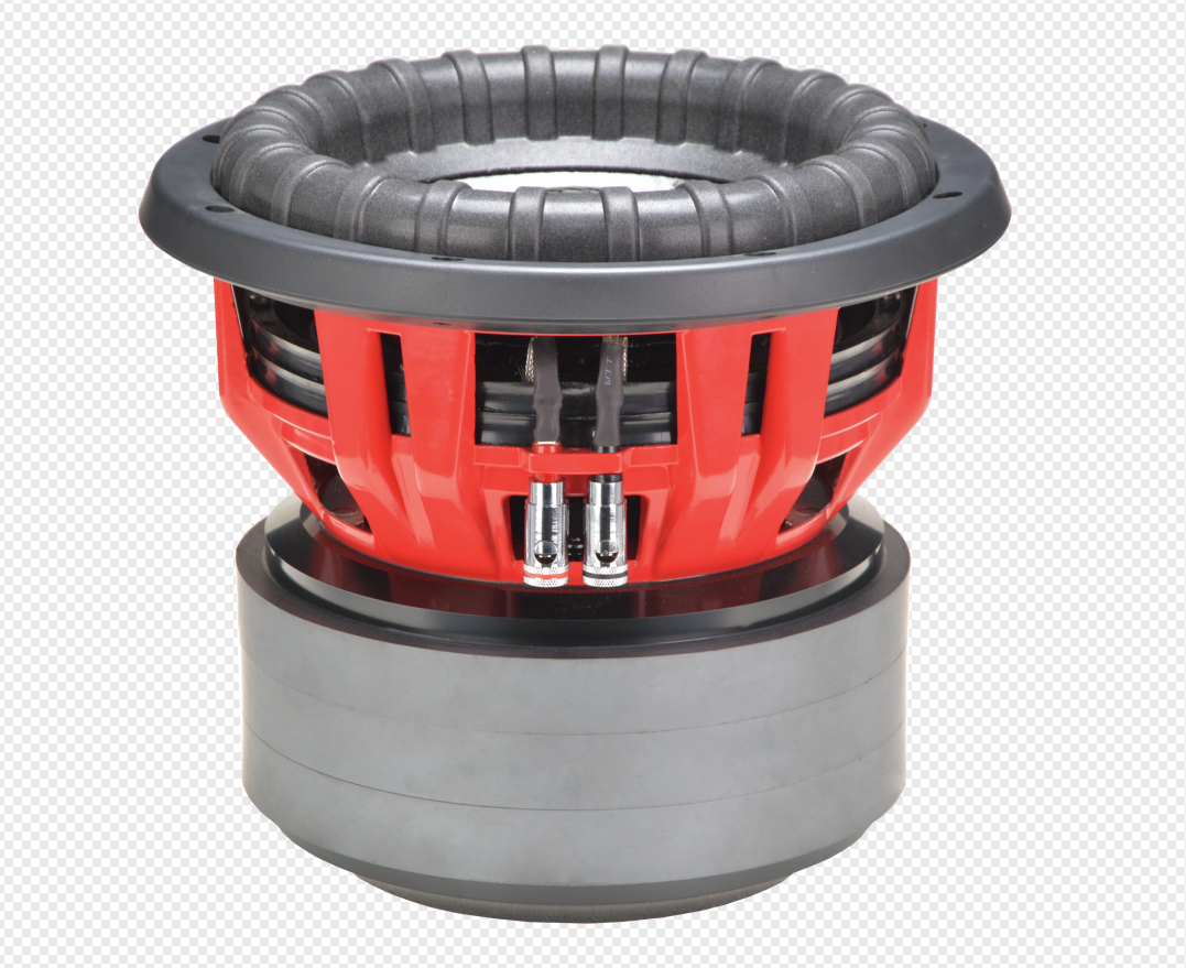 A sosit cel mai recent subwoofer pentru mașină cu coș de 10 inch, roșu!