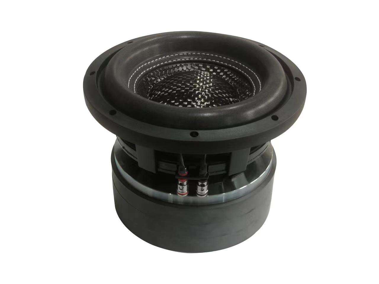 1000W RMS 3-inch VC Carbon Fiber High Foam Car Subwoofer for Automotive Competition, OEM Ready, 875-019E-X, 8-inch