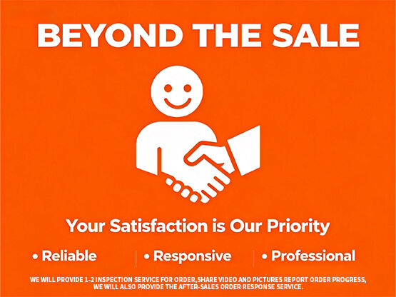 Quality control team+after sales team service