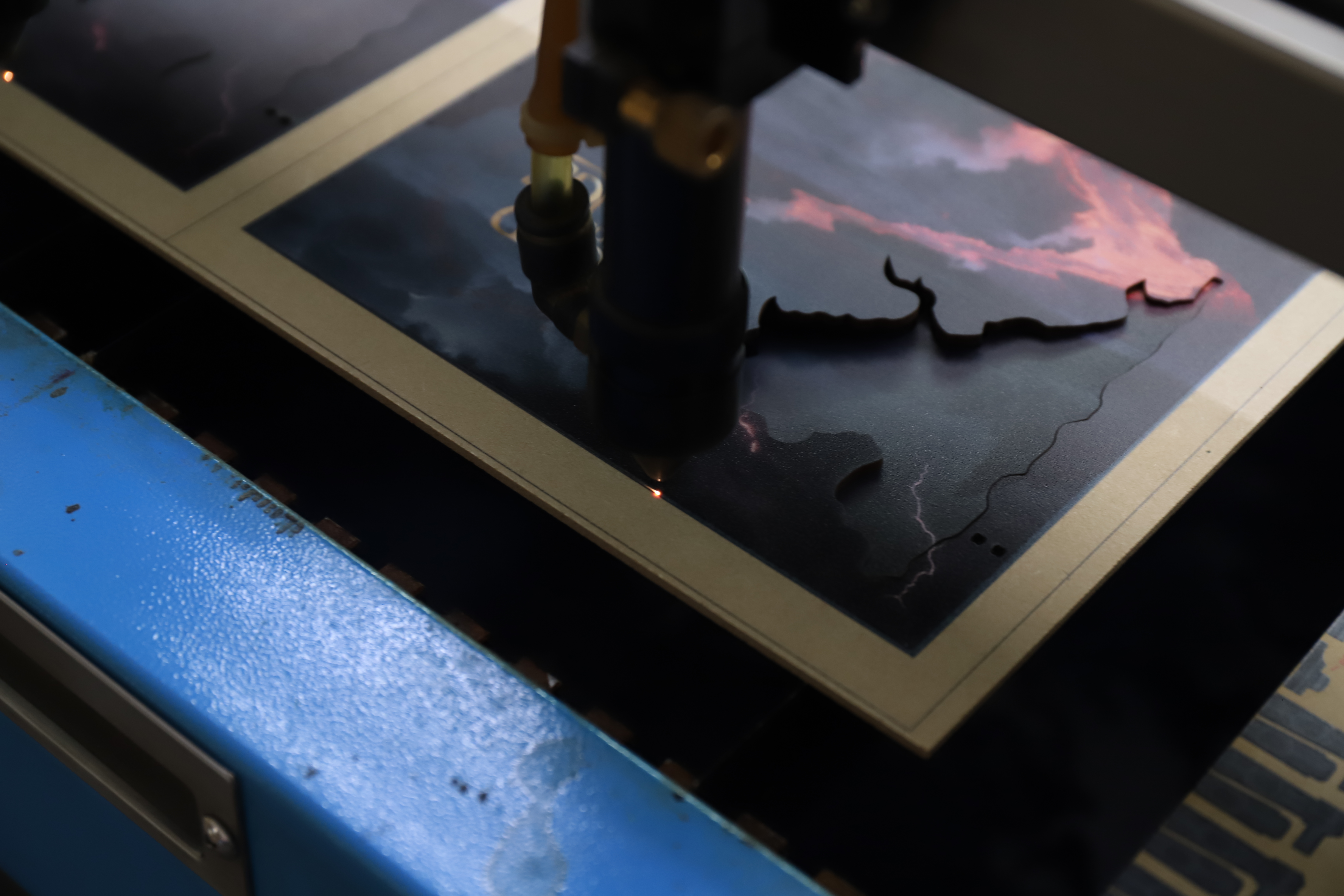 UV printing & Laser cutting