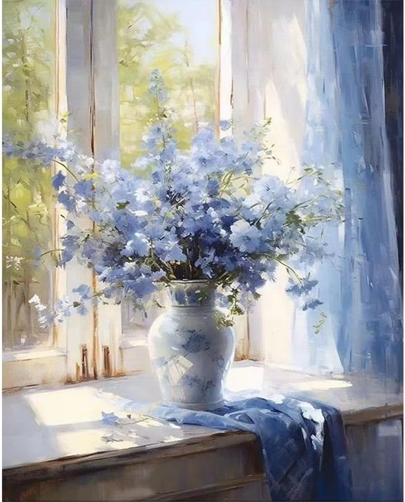 Relaxing Canvas by Numbers: Relieve Stress Through Art