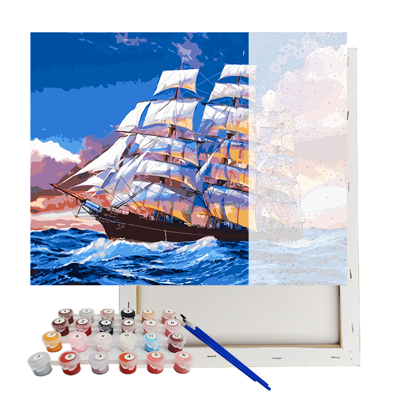 Oem Paint By Numbers Ocean Voyage