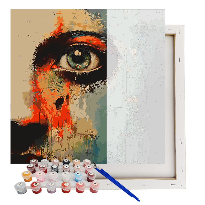 Płótno po numerach: Twórz dzieła sztuki łatwo w domu