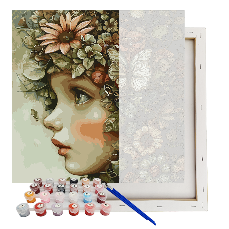 Custom Paint By Numbers Kit Nature - Adorned Kid