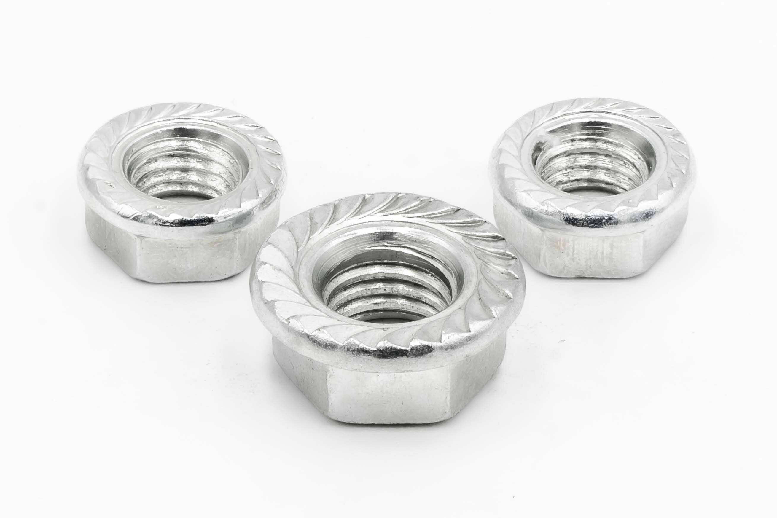 Hex Flange Nuts for Vibration-Resistant Fastening