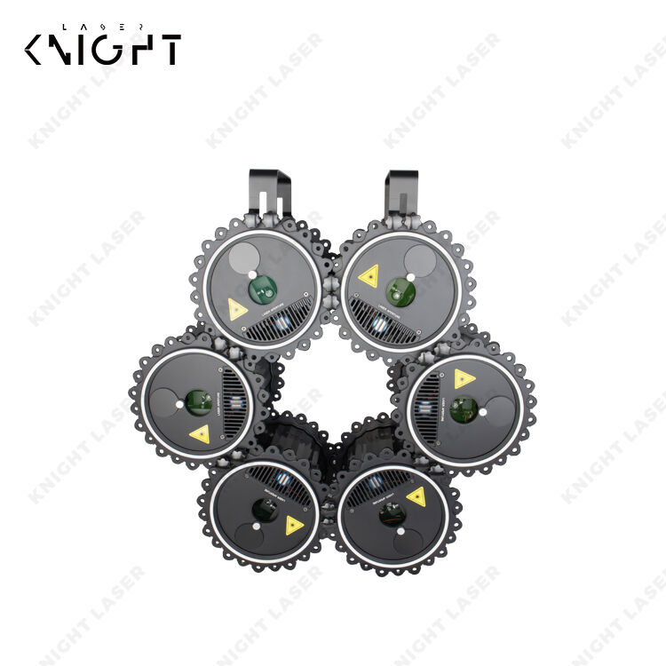 ضوء الليزر RGB سحري-8 واط