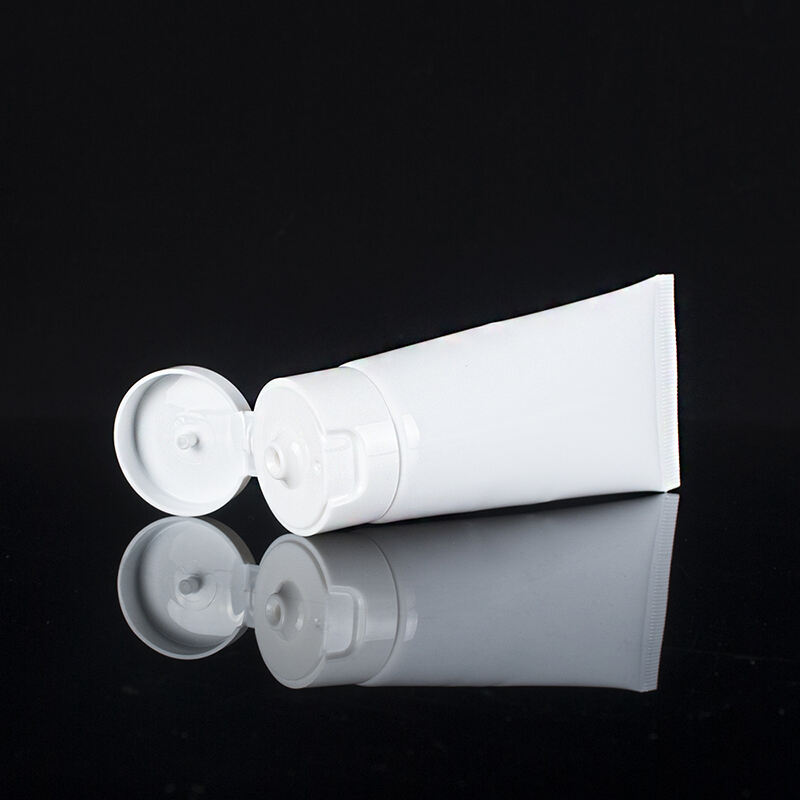 Squeeze Cosmetic Tube 50ml Empty White Cream Tube with Flip Cap