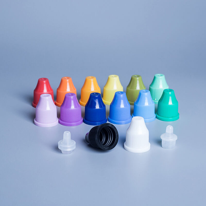 Small Translucent Plastic Dropper Oil Bottle with Screw Cap