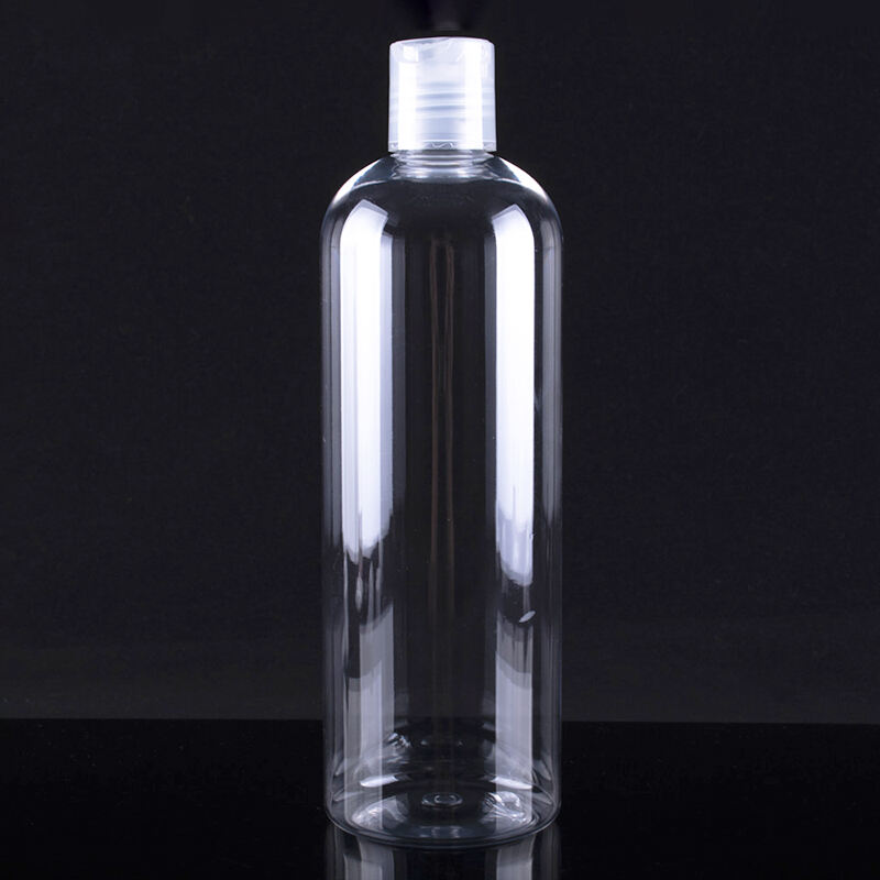 Leere 24mm PET Runde Flasche mit Scheibenkappe Maßgeschneiderte Plastiklotionflasche