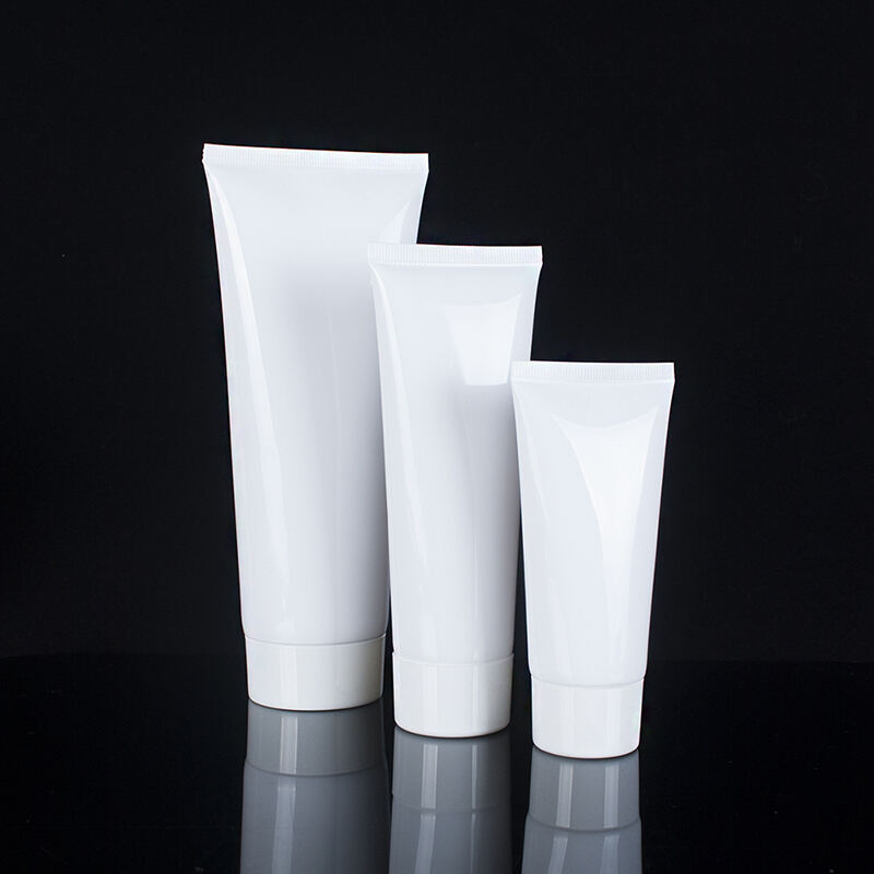 Cosmetic Packaging Tubes 50ml Plastic Squeeze Hand Cream Tube with Screw Cap