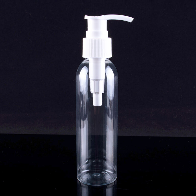 Plastic Pump Bottle PET Empty Transparent Shampoo Bottle