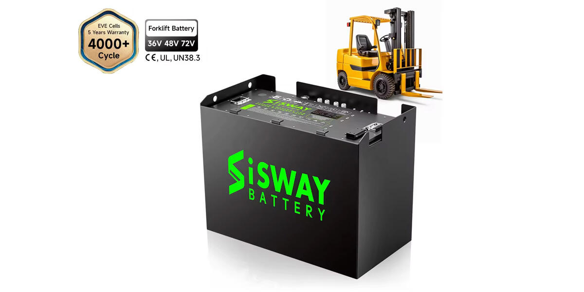 Si-sway Forklift Battery with High Cycles: From Morning to Evening, Keep Your Operations Running Smoothly