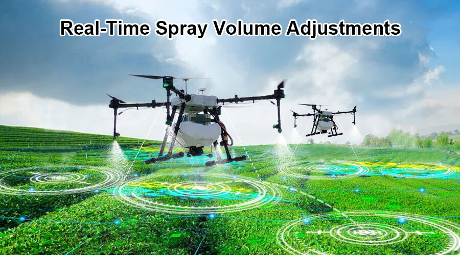 Real-Time Spray Volume Adjustments