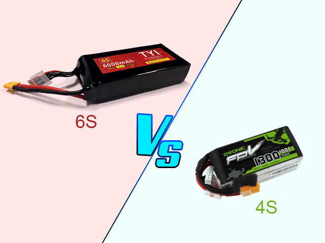 แบตเตอรี่ LiPo 4S vs 6S: มีความแตกต่างอย่างไร?