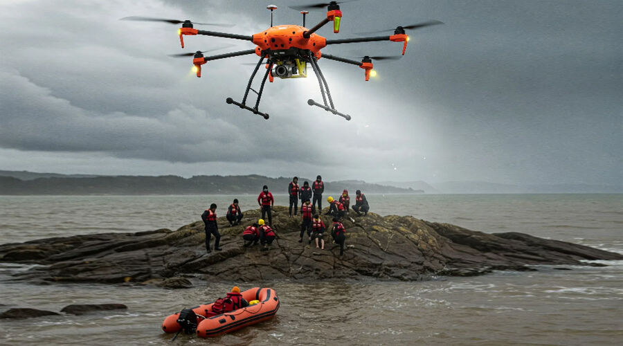 Drone Technology in Rescue 