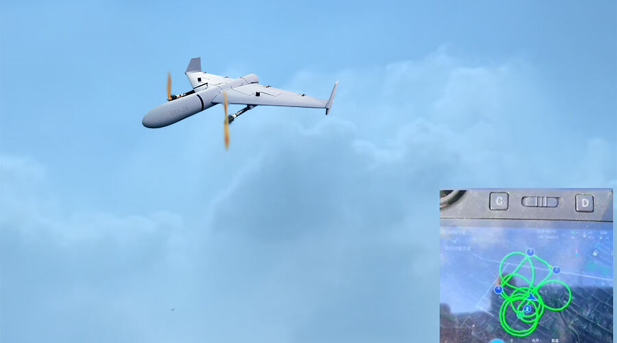 delta-wing drone