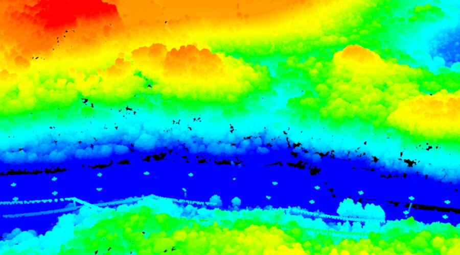 Environmental Monitoring of vtol drone