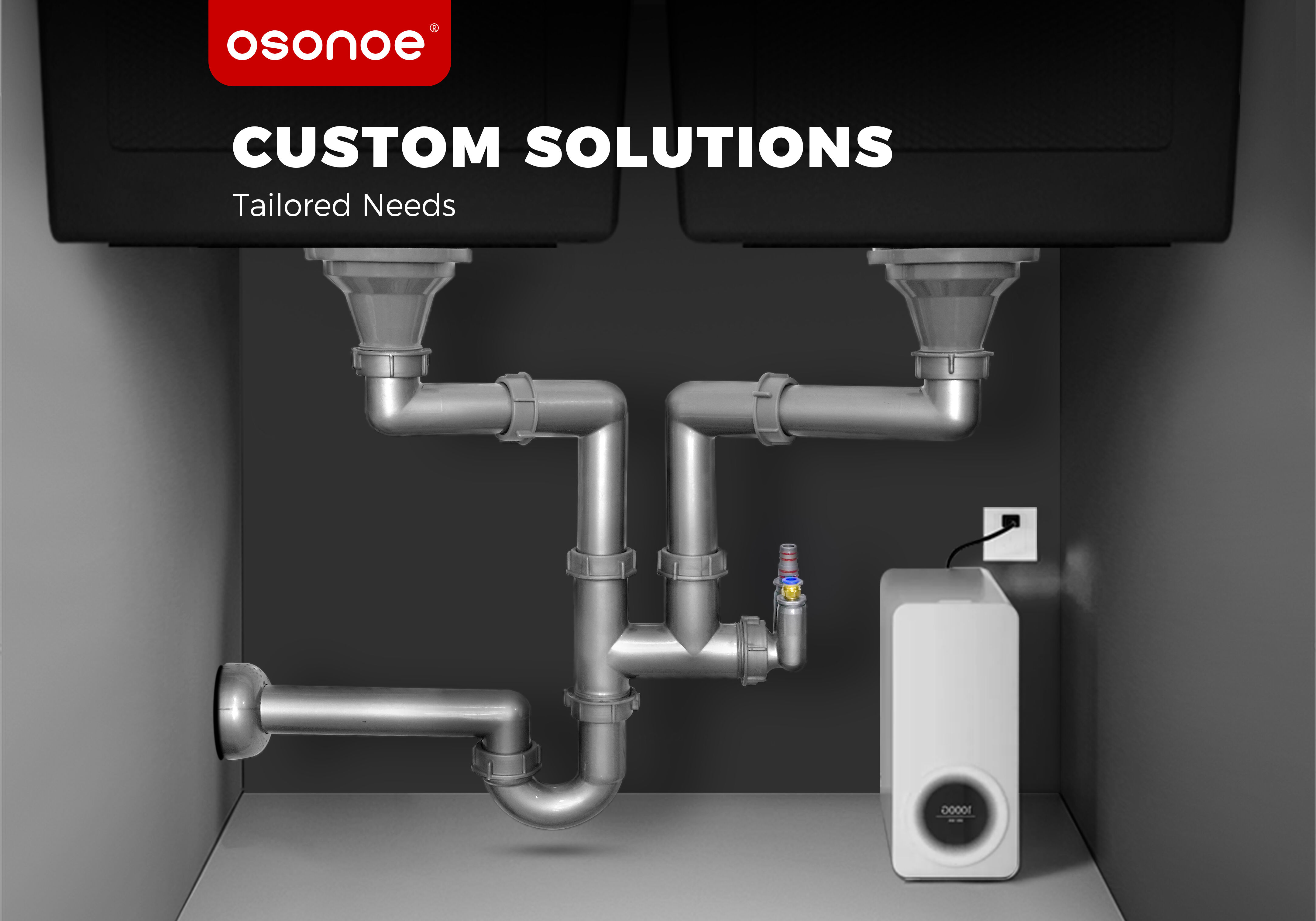 Stainless steel kitchen sink drain with basket strainer and overflow pipe for modern kitchen use