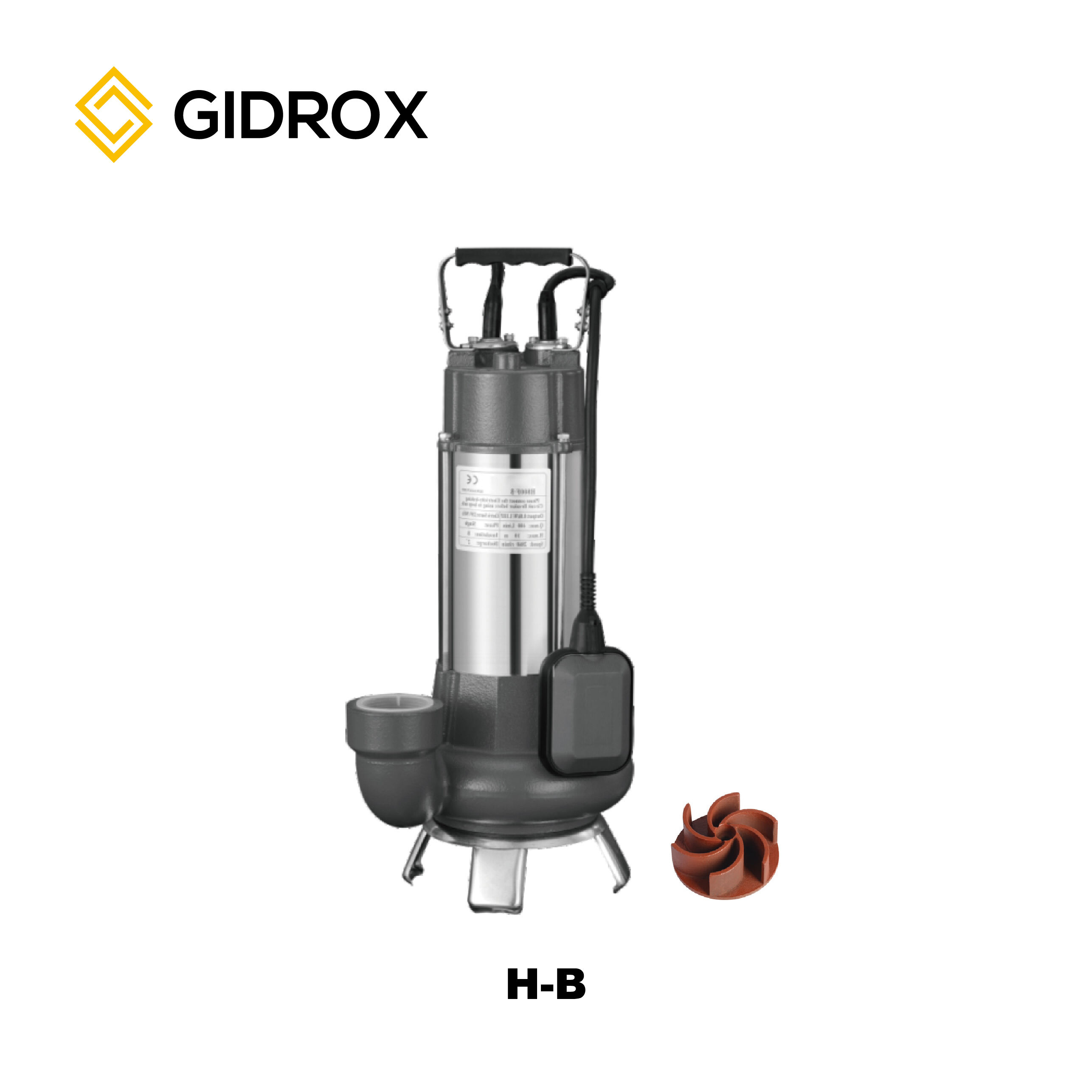 GIDROX SUBMERSIBLE SEWAGE PUMP-H-B