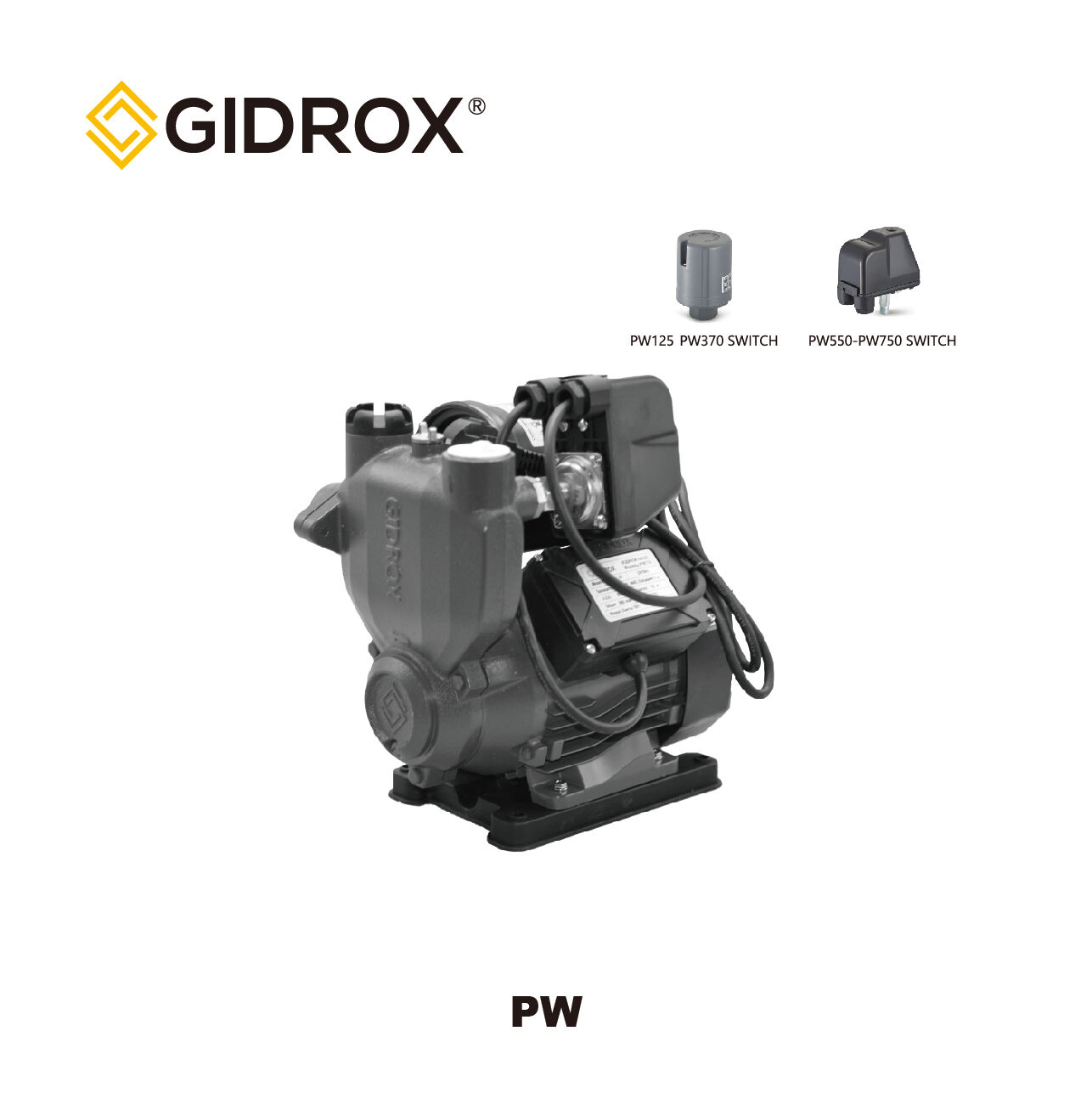 GIDROX AUTOMATISCHE VERSTÄRKUNGS-PUMPE-PW