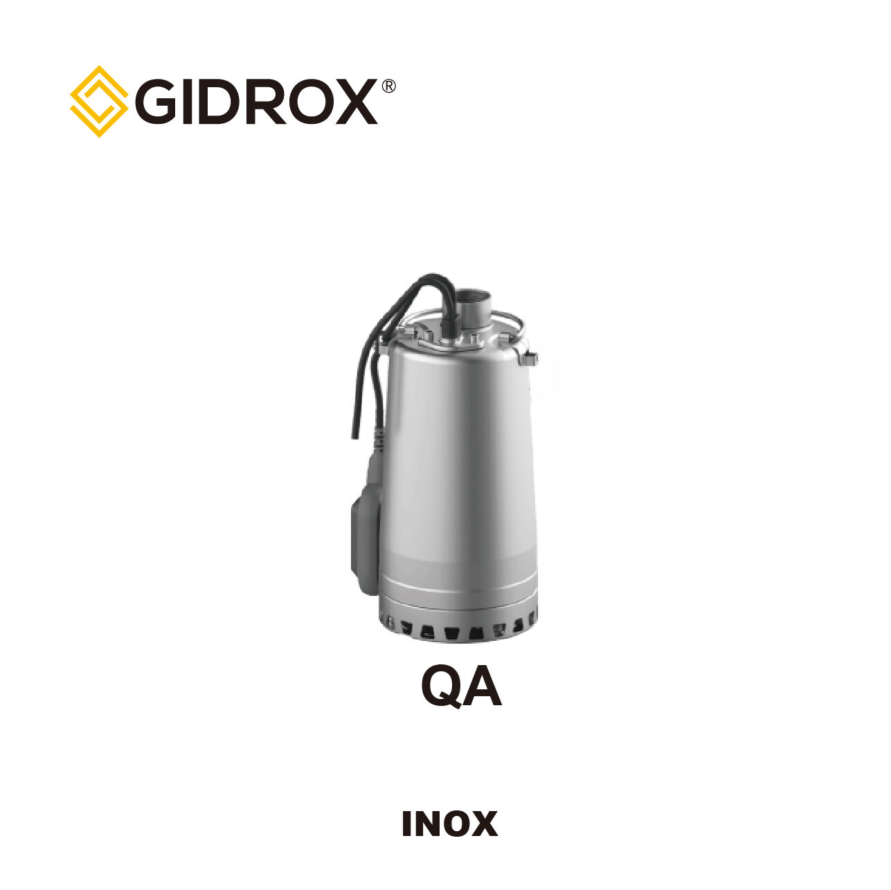 POMPA SUBMERSIBEL BAJA TIDAK BERARAT GIDROX-INOX