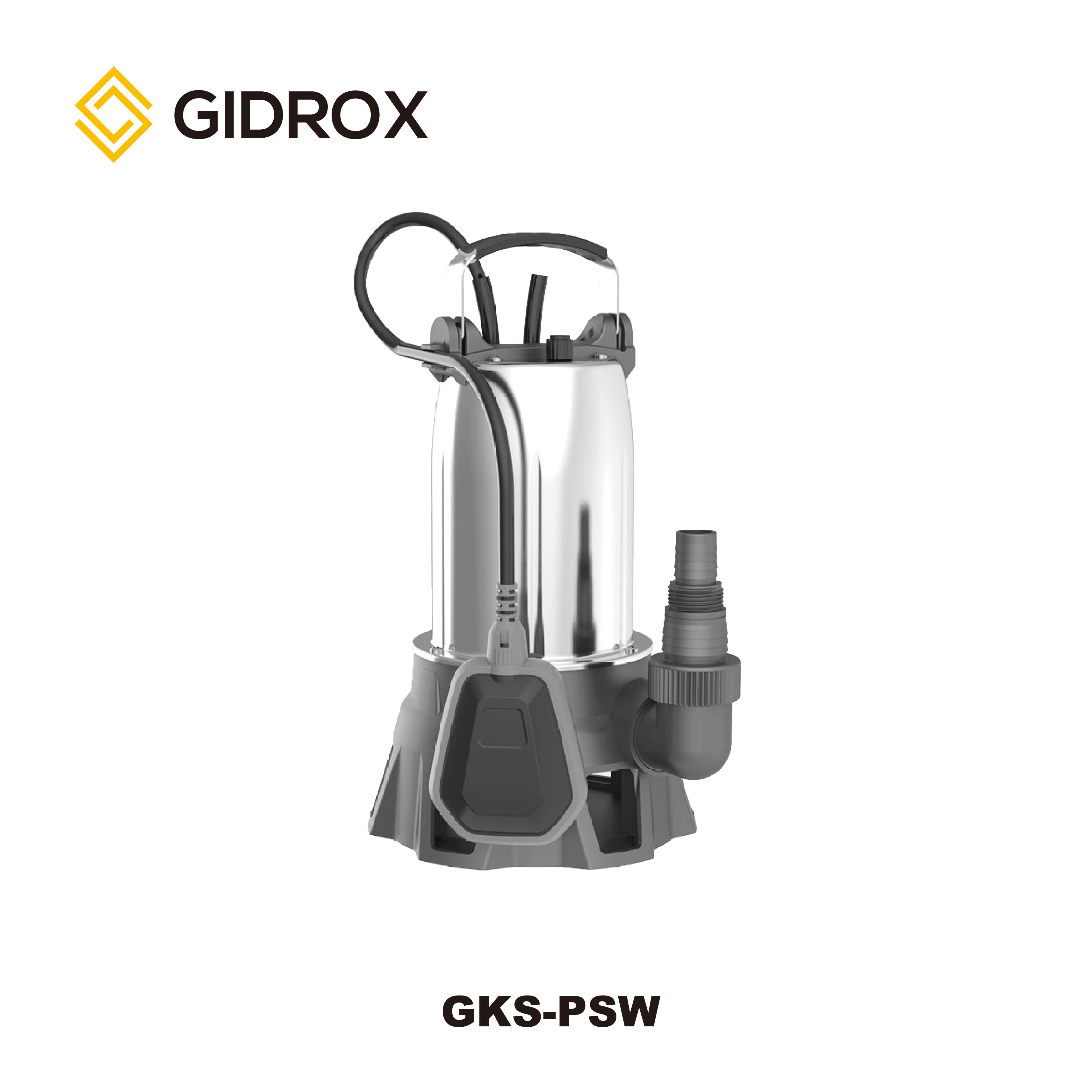 GIDROX POTENTE POMPA SOMMERGIBILE DRENAGGIO-GKS-PSW