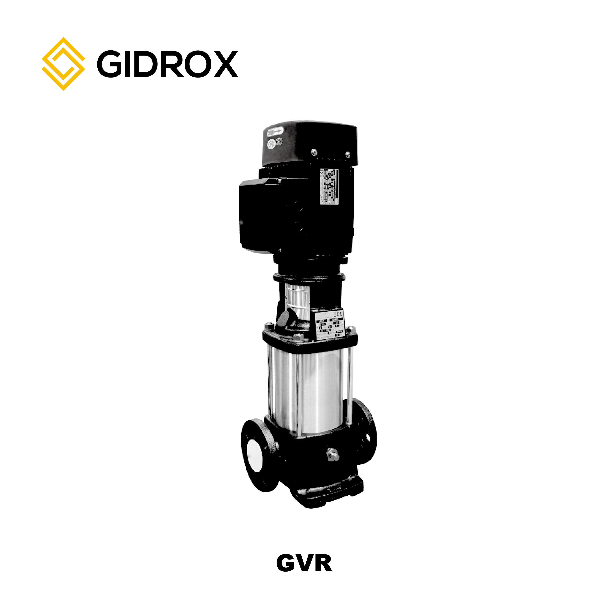 GIDROX STAINLESS STEEL VERTICAL MULTISTAGE PUMP-GVR