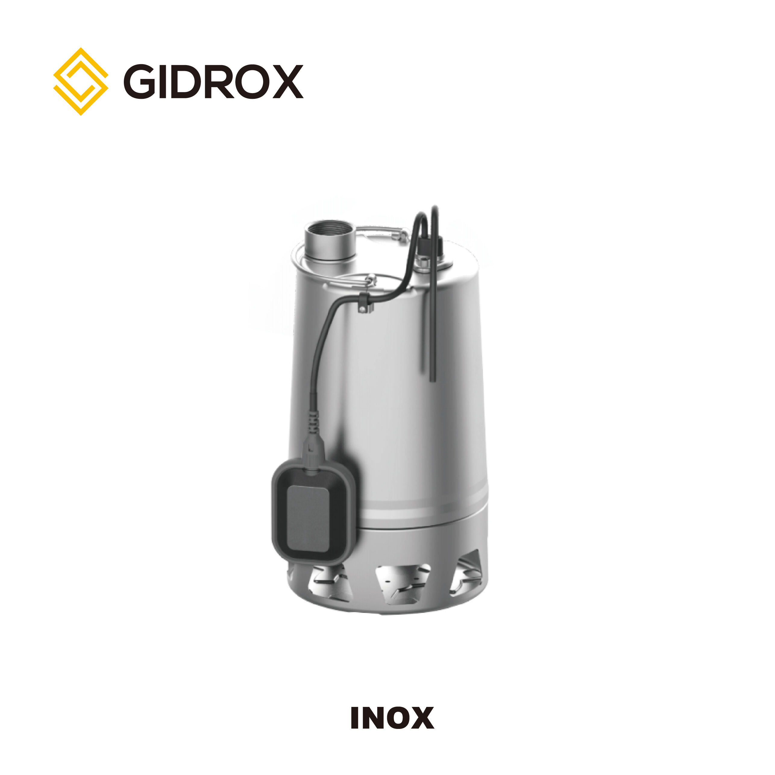 GIDROX STAINLESS STEEL SEWAGE SUBMERSIBLE PUMP-INOX-WA