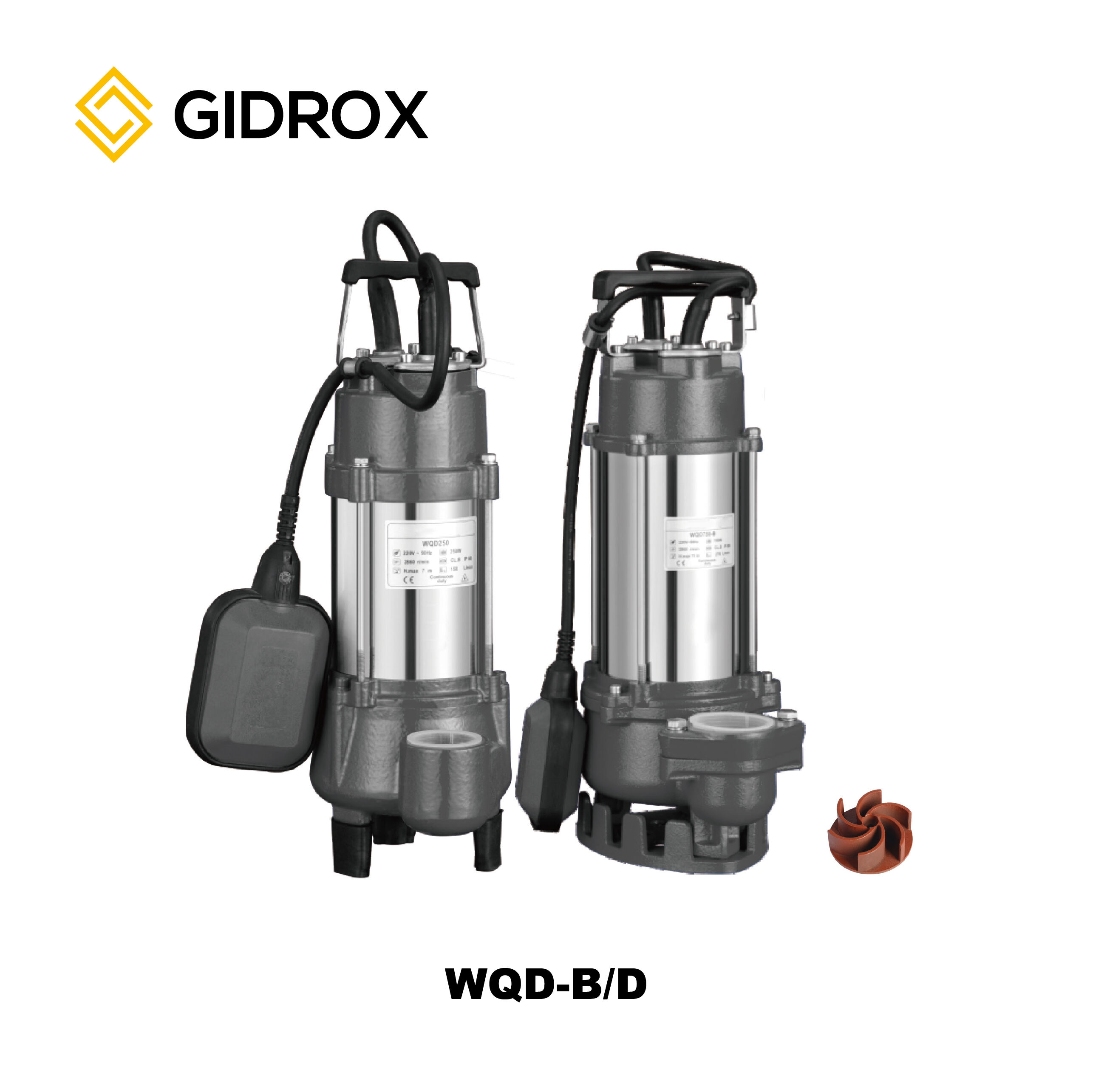 GIDROX SUBMERSIBLE SEWAGE PUMP-WQD