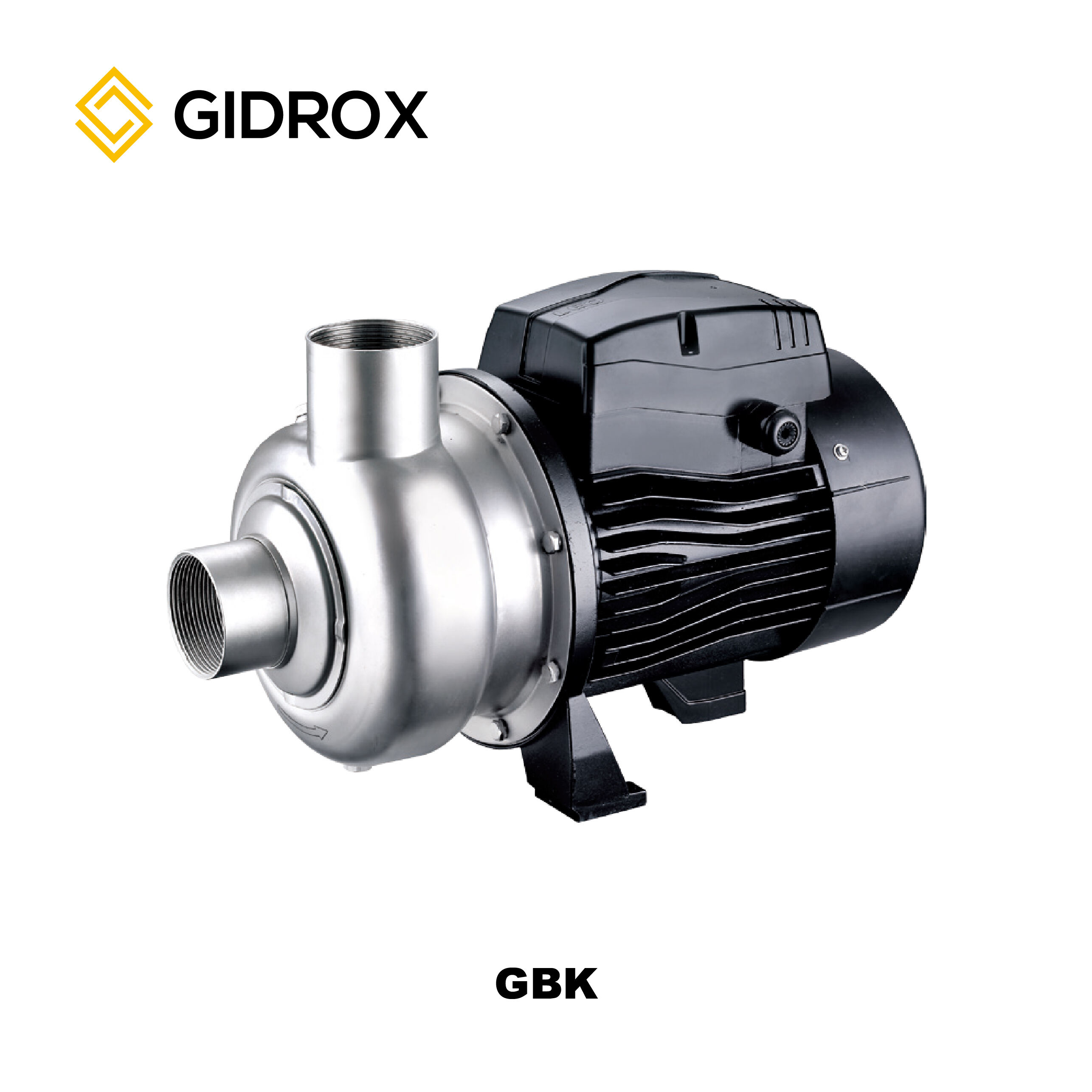 GIDROX SEMI-OPEN IMPELLER STAINLESS STEEL CENTIFUGAL PUMP-GBK