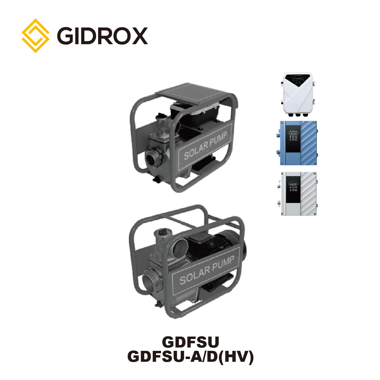 GIDROX DC&AC/DC WIDE VOLTAGE BRUSHLESS CENTRIFUGAL SOLAR PUMP-GDFSU GDFSU-A/D(HV)