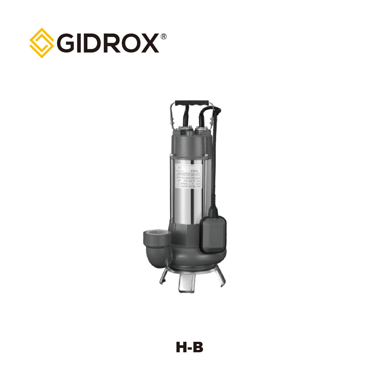 GIDROX SUBMERSIBLE SEWAGE PUMP-H-B