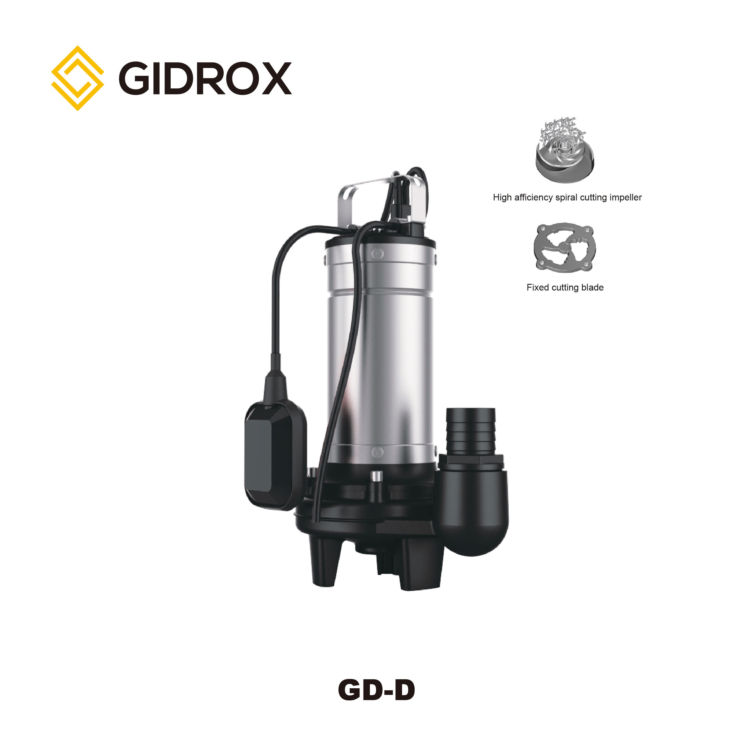 GIDROX SUBMERSIBLE SEWAGE PUMP-GD-D