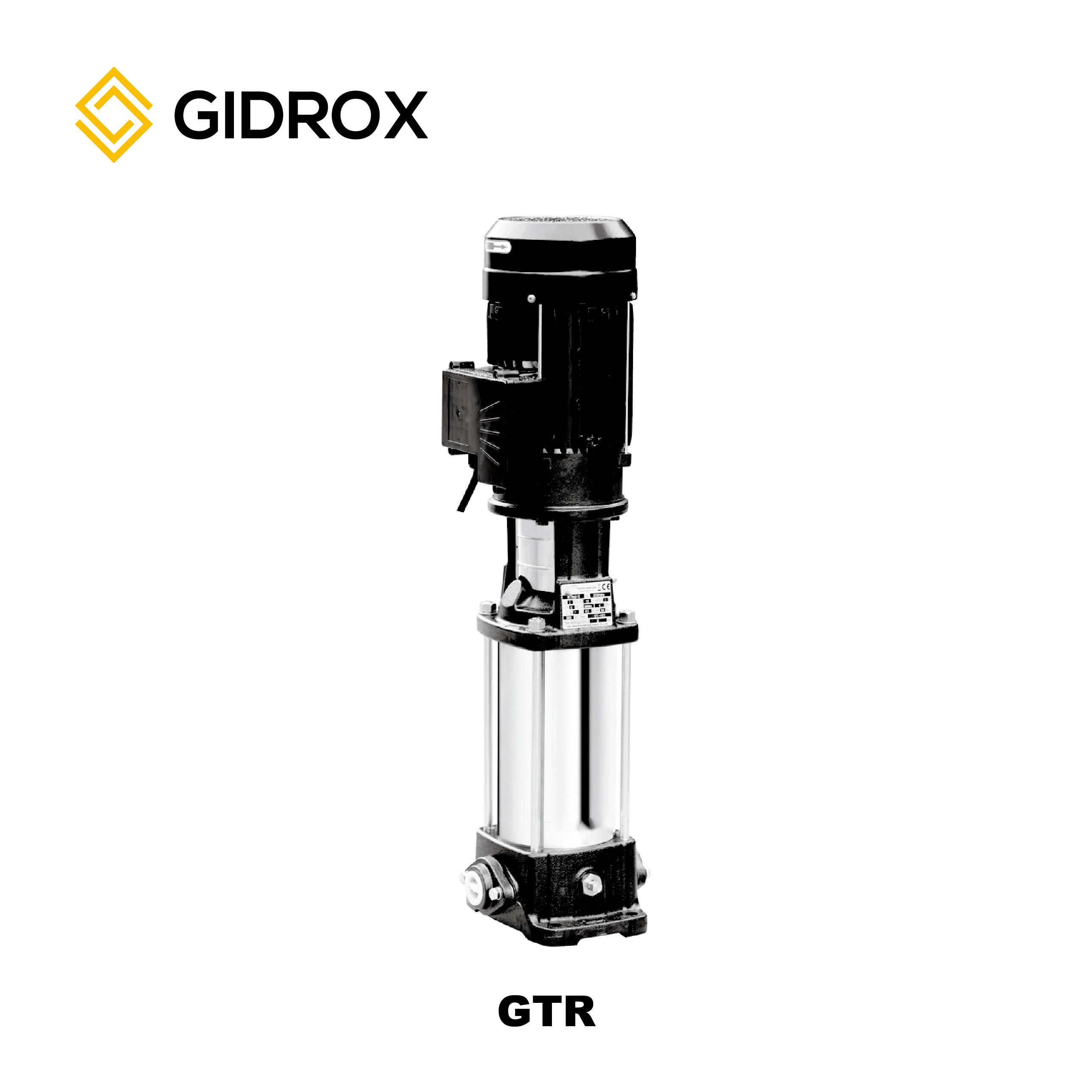 GIDROX STAINLESS STEEL VERTICAL MULTISTAGE PUMP FOR RO SYSTEM -GTR