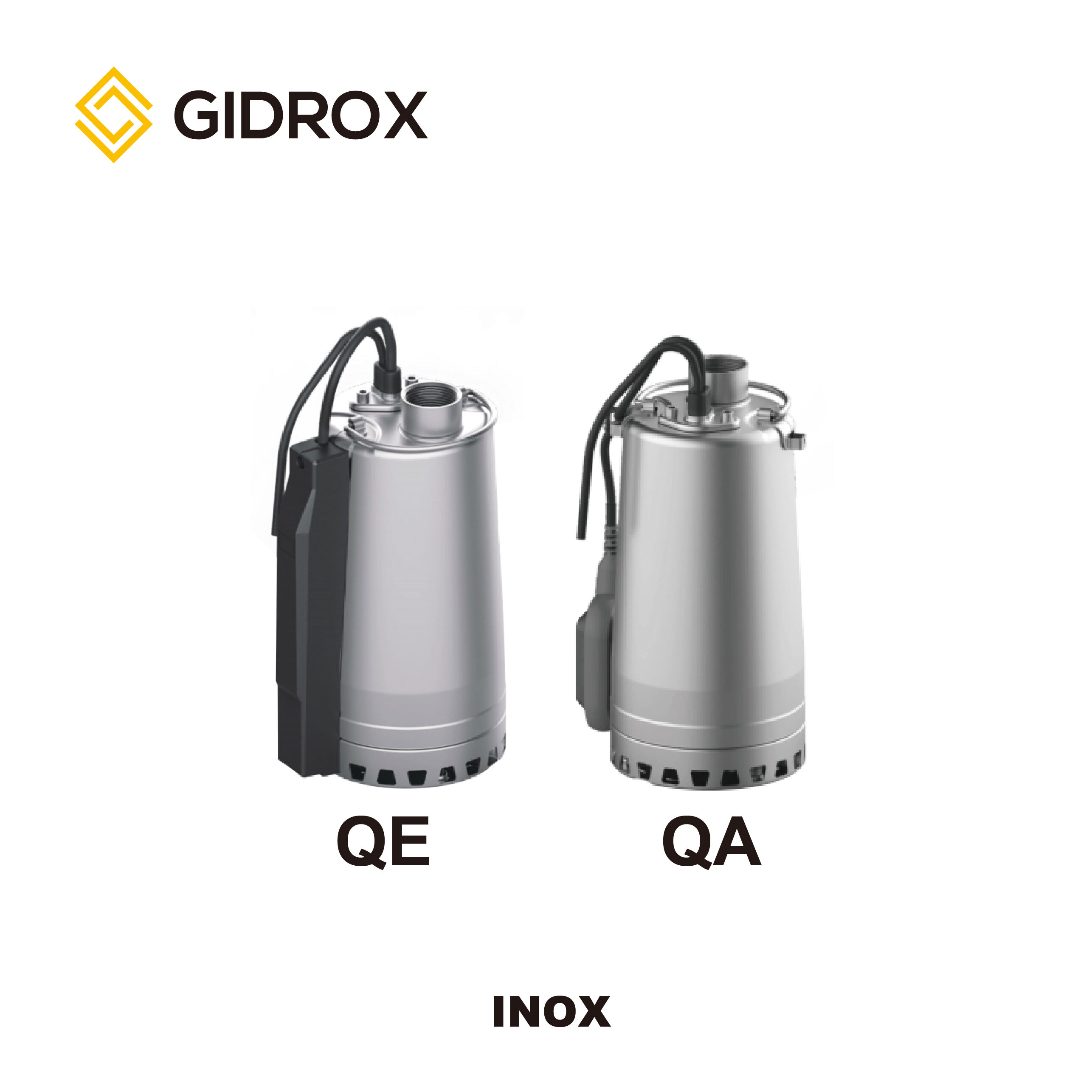 GIDROX STAINLESS STEEL SUBMERSIBLE PUMP-INOX