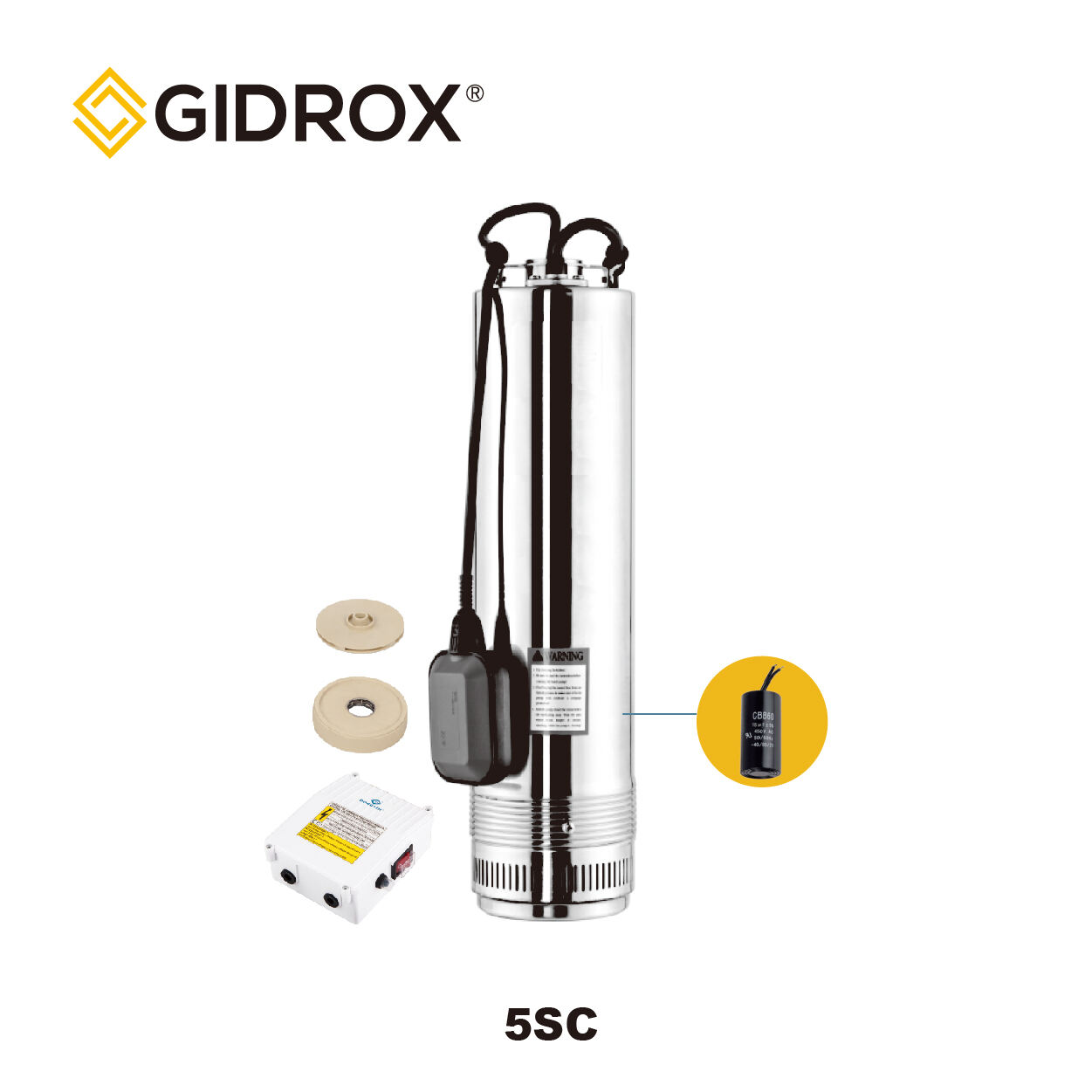 POMPA SUMUR BOR IMERSI GIDROX-5SC/5SSC