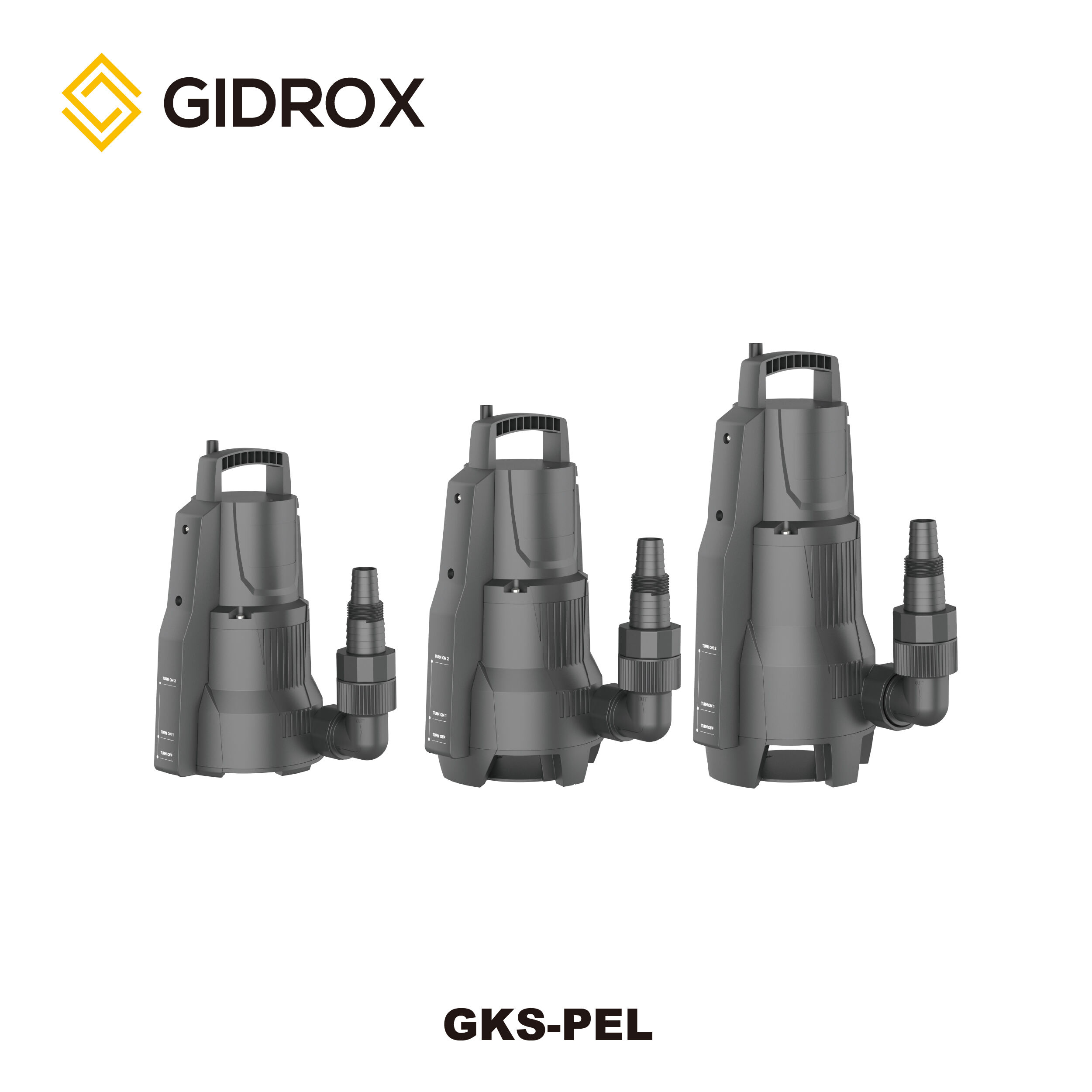 GIDROX GARDEN SUBMERSIBLE PUMP FOR DIRTY & CLEAN WATER-GKS-PEL