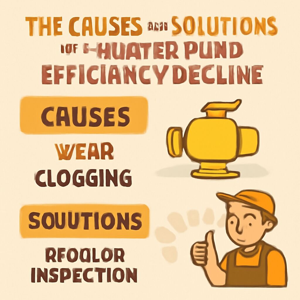 The Causes and Solutions of the Water Pump Efficiency Decline