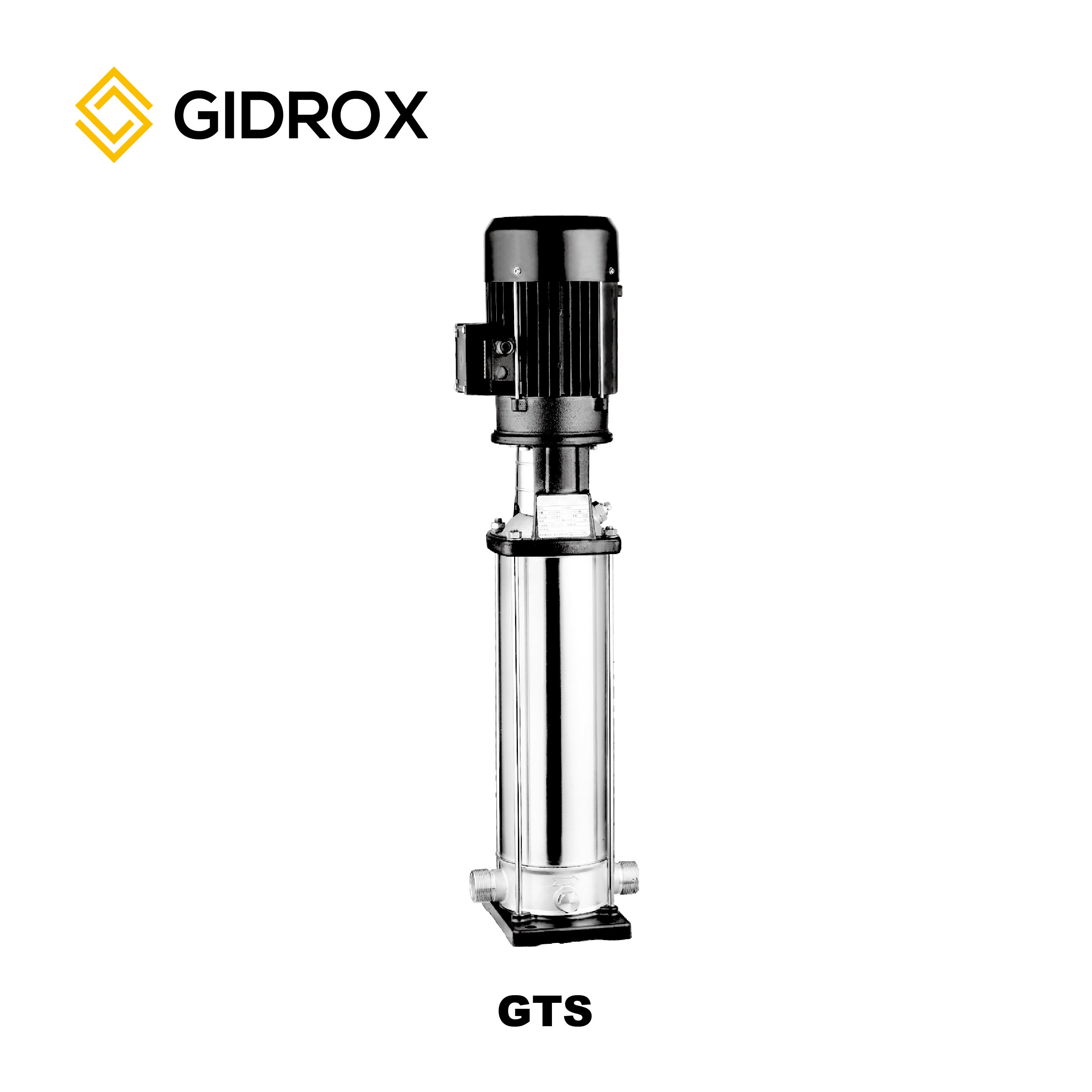 GIDROX STAINLESS STEEL VERTICAL MULTISTAGE PUMP FOR RO SYSTEM -GTS