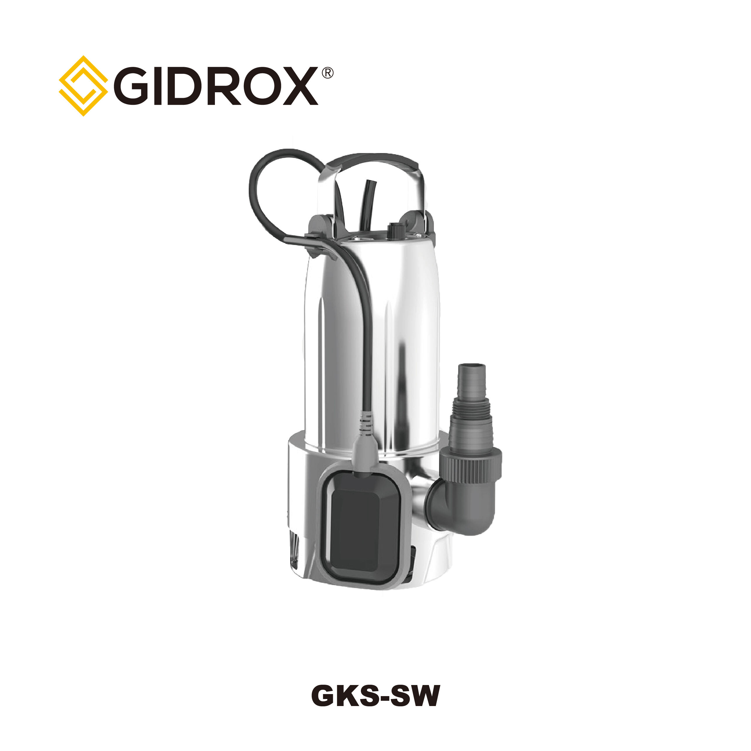 GIDROX POMPA TANGKI STAINLESS BAJA UNTUK AIR KOTOR-PKS-SW