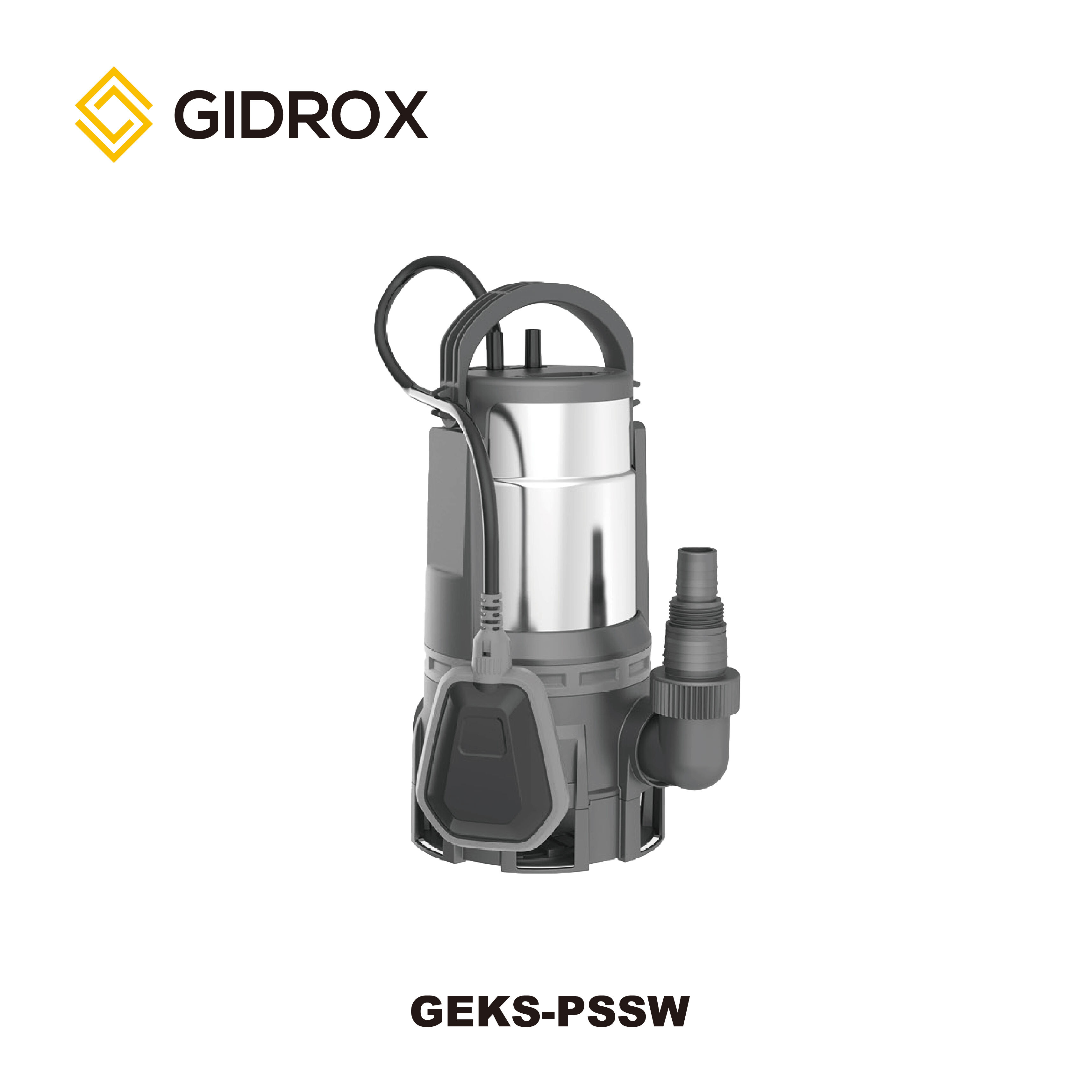 GIDROX POWERFUL SUBMERSIBLE DRAINAGE PUMP-GEKS-PSSW